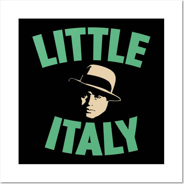 Little Italy Shirt  Celebrate the Heart of Italian Culture Wall Art by Boogosh